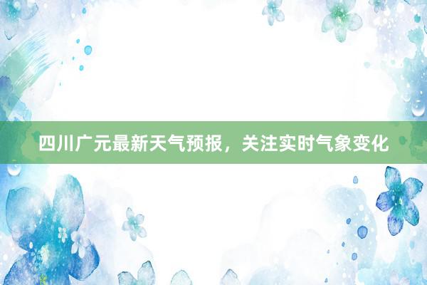 四川广元最新天气预报，关注实时气象变化